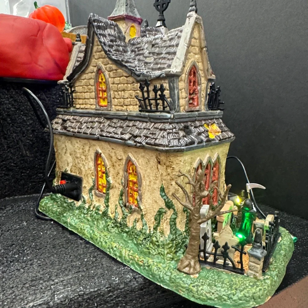 Lemax Spooky Town Cathedral of Eternal Doom Michael's Exclusive Lighted New